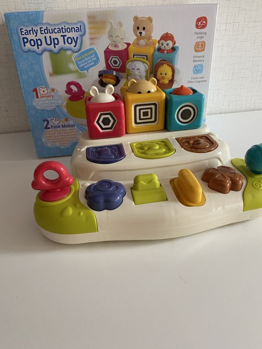 Изскачащи животни, бебешка играчка