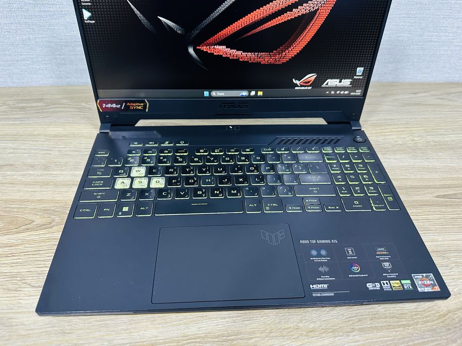 ASUS TUF Ryzen 7-16 Ядерный+RTX3050Ti Топовый, Игровой ноутбук