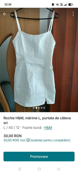 Rochie h&m mărime L