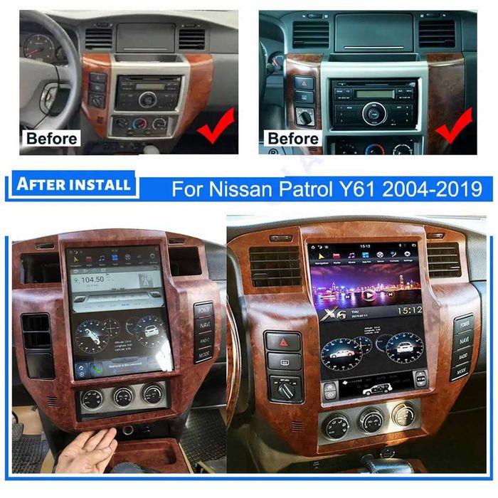 Navigatie Dedicata - Nissan Patrol Y61 GU4 (2004 - 2019)