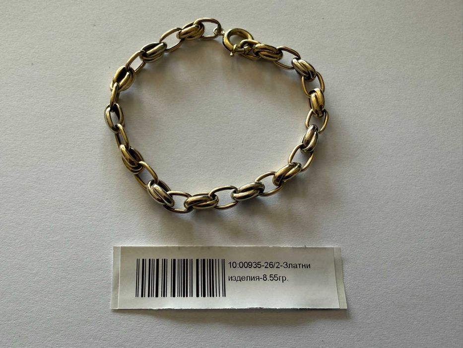 Златна гривна - 8.55 грама - 14к