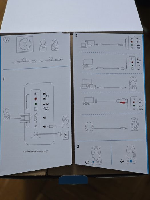 Аудио система Logitech - Z625, 2.1, черна