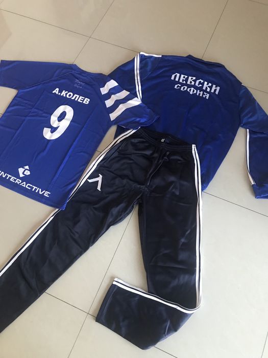 Тениска Левски Алекс Колев с Дълъг екип Левски - размер М