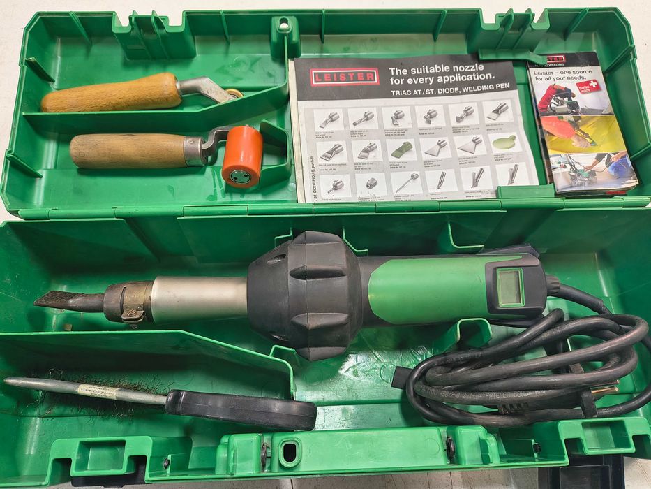 Leister Triac AT - Професионален пистолет за горещ въздух.