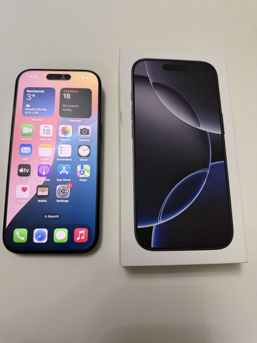 Iphone 16 pro 256gb baterie 97% garantie 2026