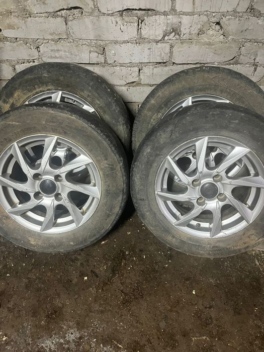 Продам литые диски R-13 (4/98) с резиной