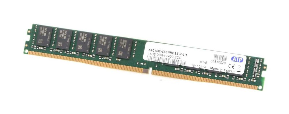 RAM PC desktop tip DDR4 16GB Micron, posibil kit 32GB 2 x 16GB HP, MAC ECC unbuffered