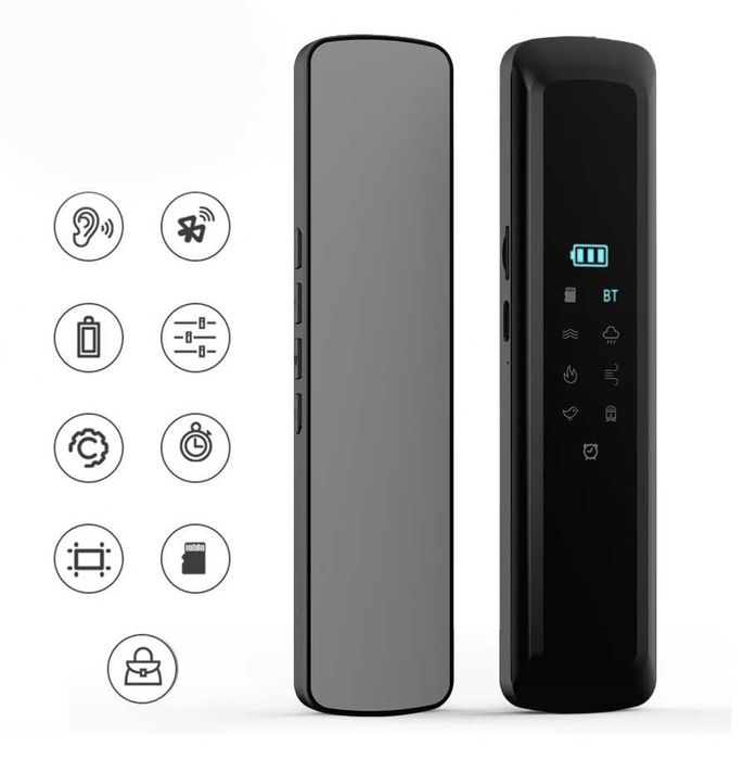 Boxa portabila de perna Bluetooth, Ultra subtire pentru dormit, Cu transmisie osoasa