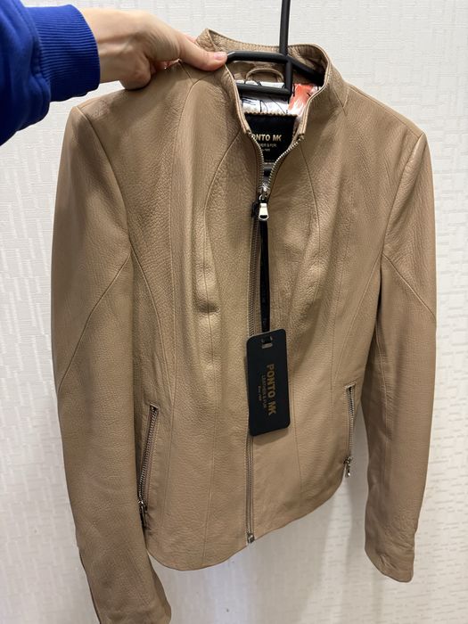 Кожаная куртка на весну