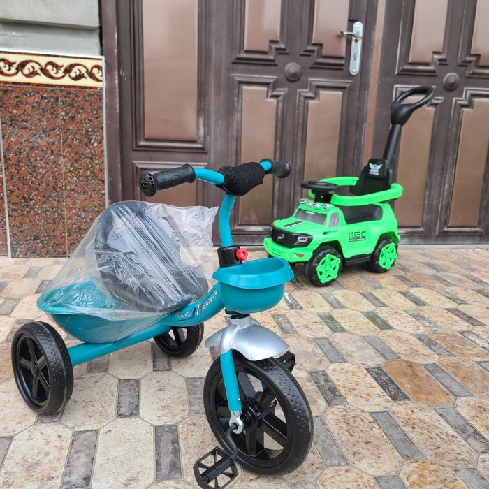 Новые детские трёхколесный велосипеды