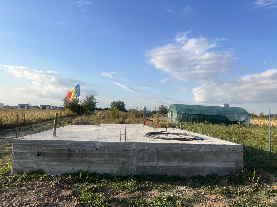 Proprietar vand 500 m intravilan cu autorizatie de constructie - loc Ghermanesti/Snagov