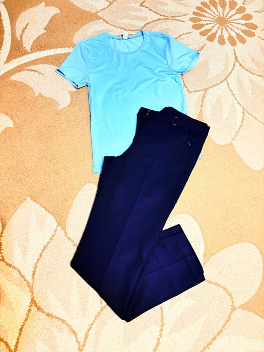 Pantaloni lejeri damă  40 și tricou L nou