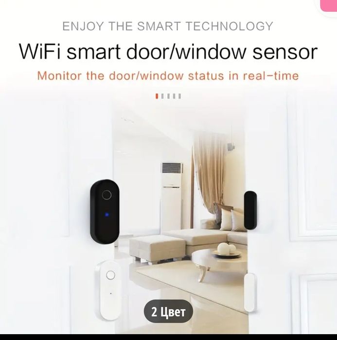 Датчик дверей окон охрана WiFi