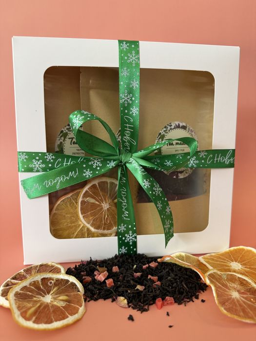 Подарочные наборы чая и меда