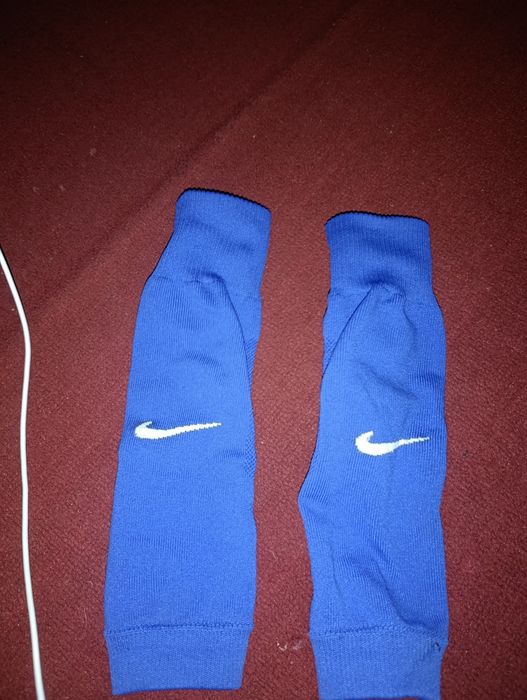 Гетры обрезки футбольные синие Nike
