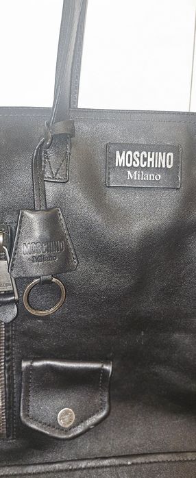 Чанта Moschino Естествена кожа