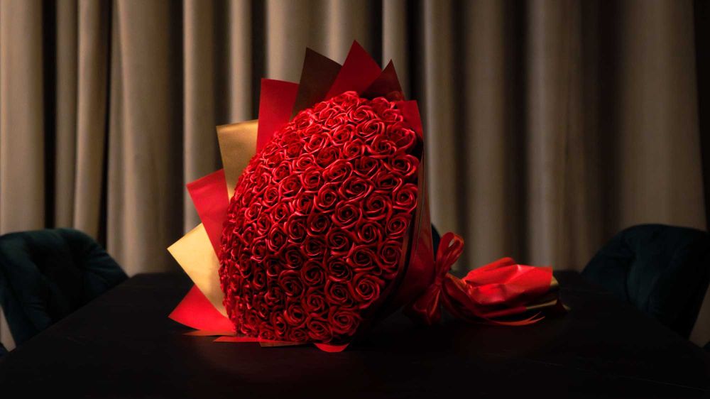 Buchet de Trandafiri din Săpun - Cadou - Stitch - La comandă