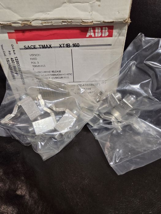ABB 3p 160a +6бр. Канални клеми + 2бр. Искроуловители