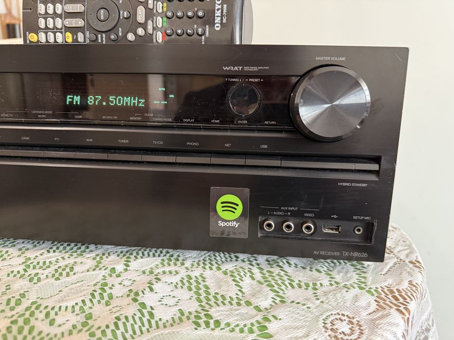 Onkyo TX-NR626 Bluetooth Wi-Fi 7.2
