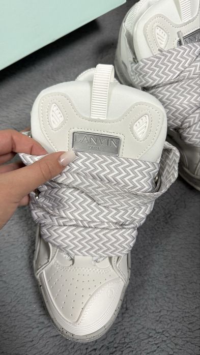 Lanvin Curb White Oreo