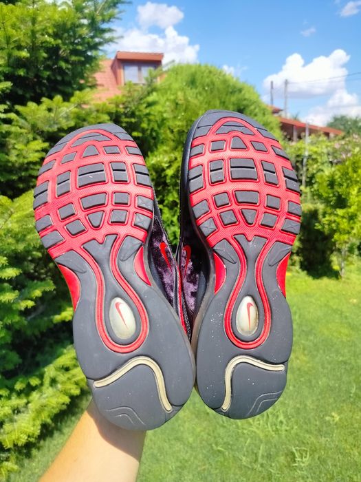 Nike Air Max 97 Black Red Silver