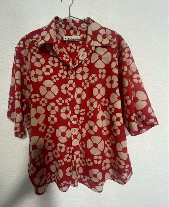 #Marni#camasa #unisex #autentica cu model floral