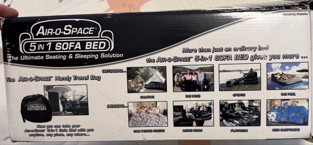 Vand Air o space 5 in 1 sofa bed pat saltea canapea gonflabila ca noua