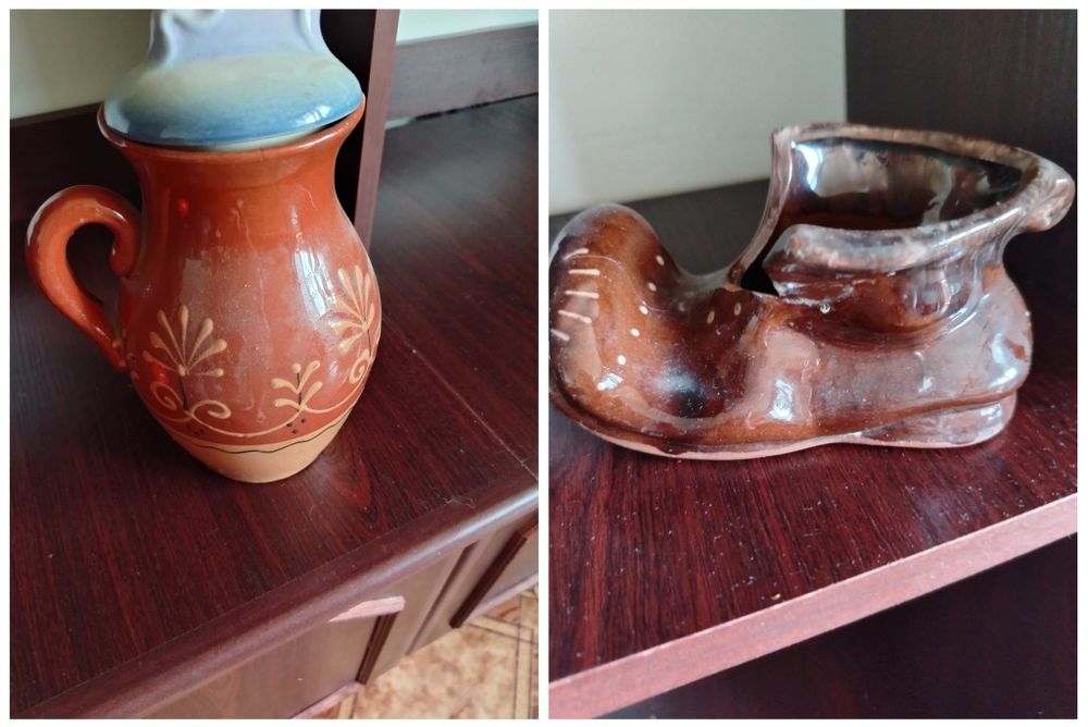 Кувшины табак поднос кассеты