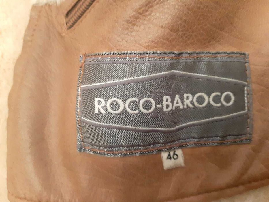 Cojoc barbatesc blana naturala Roco-Baroco model Italian