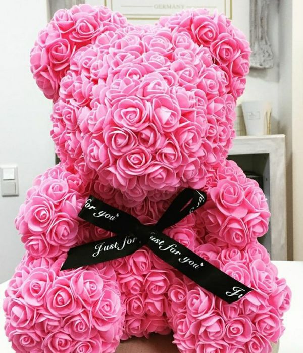 Ursulet din trandafiri 35 cm