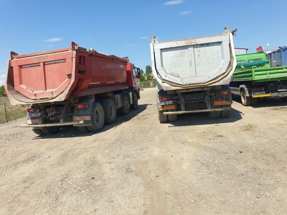 Inchiriez utilaje de construcții si autobasculante 8x4 , 7,5T