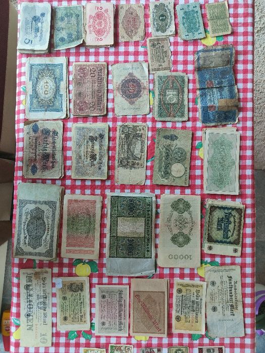 Bancnote istorice Germania, perioada hiperinflației 1920-1923, Papiermark