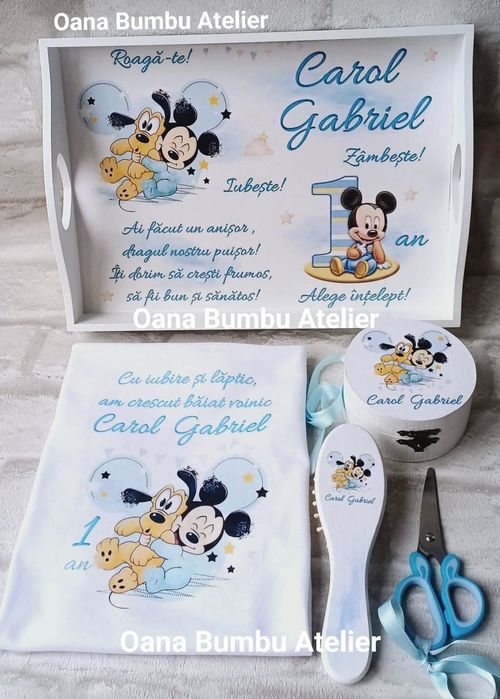 Set mot turta + tricouri personalizate