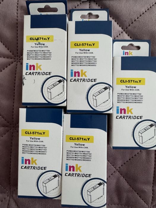 Cartuse compatibile Canon PGI-570 / CLI-571 – noi, sigilate.