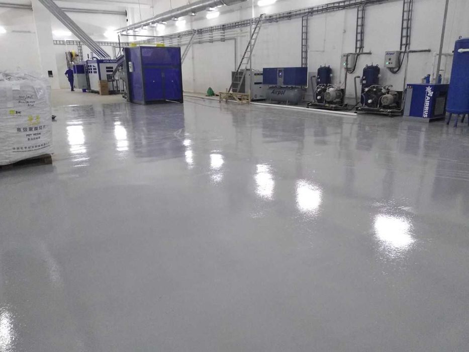 Наливной пол для складов, заводов, цехов, фарм и пищевого производства