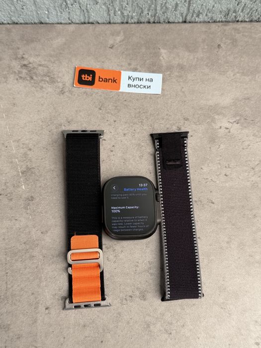 100% Apple Watch ULTRA 3 (3nd generation) / 49mm  Black Titanium