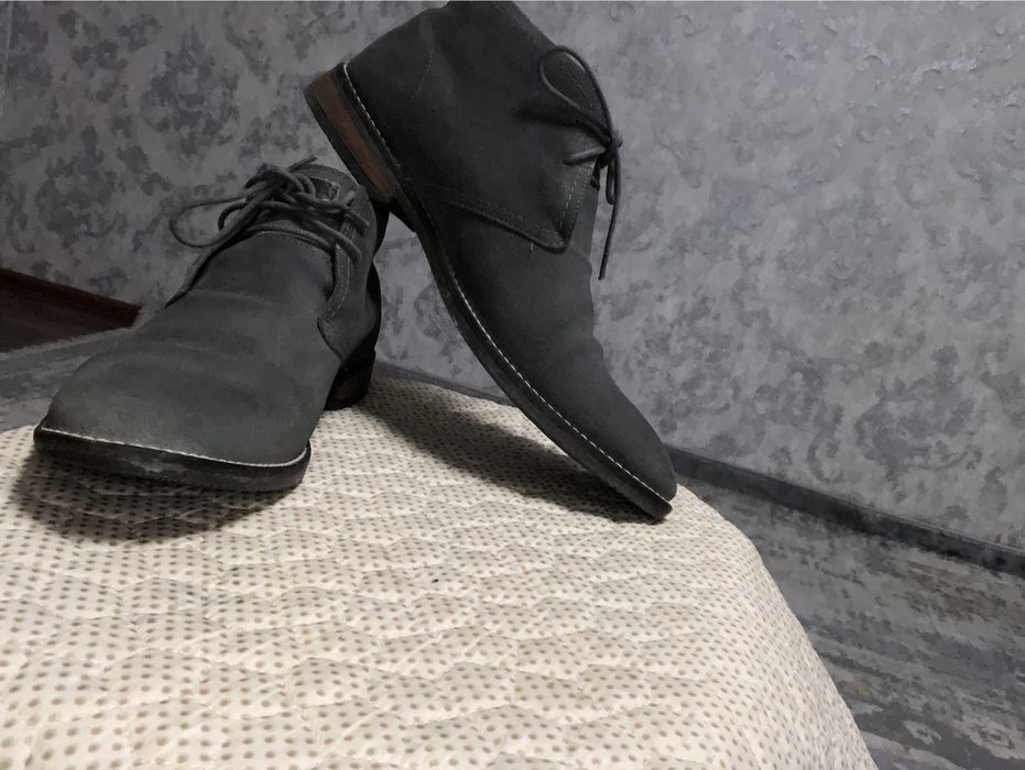 Мужские ботинки из нубука