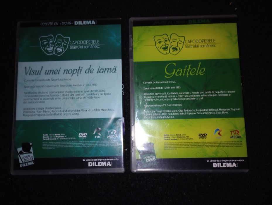 DVD teatru romanesc
