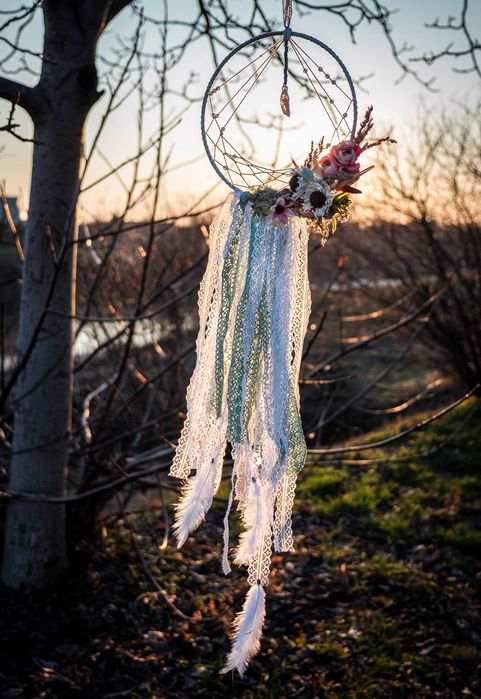 Dreamcatcher lucrat manual / handmade - cadou personalizat 8 martie #3
