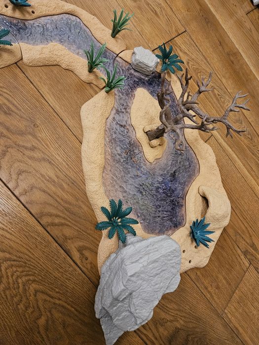 Schleich Диви животни водопад и река