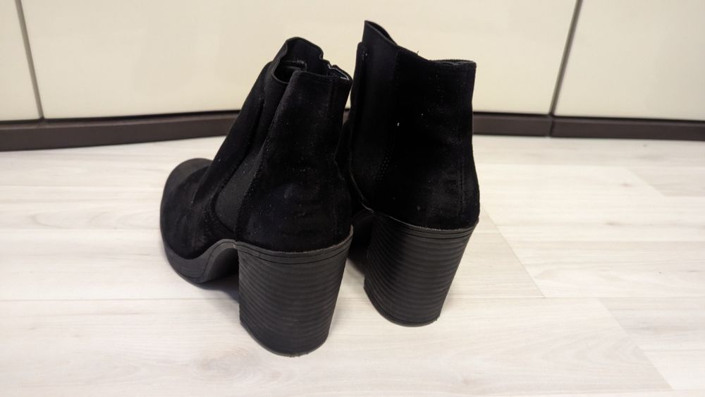 Дамски боти, 40, естествен велур