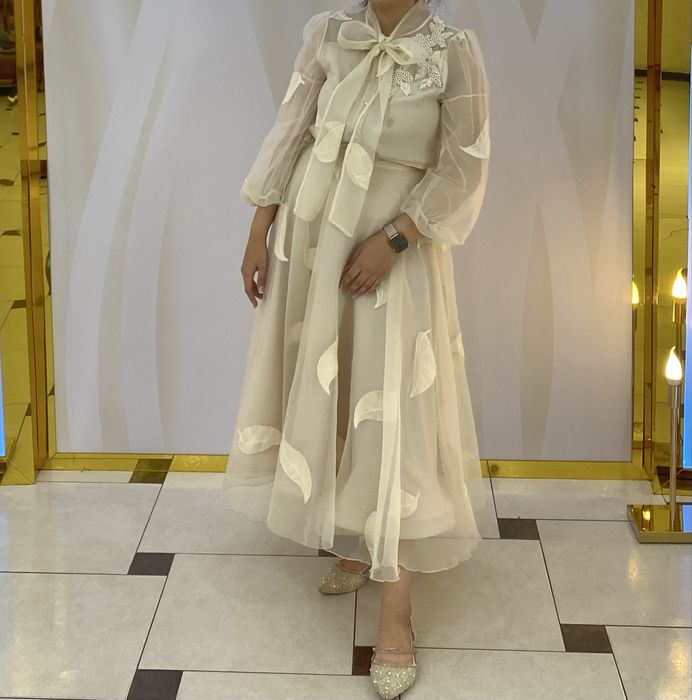 Продам все платье (двойки) по 5000тг одевала 1раз