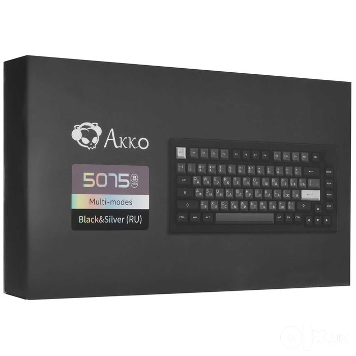 Клавиатура AKKO 5075B Plus Black & Silver