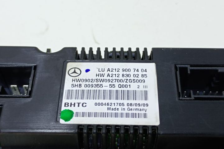 Panou  climatronic A2129007404 Mercedes-Benz E-Class W212/S212/C207/A