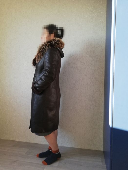 Продам кожаную дубленку