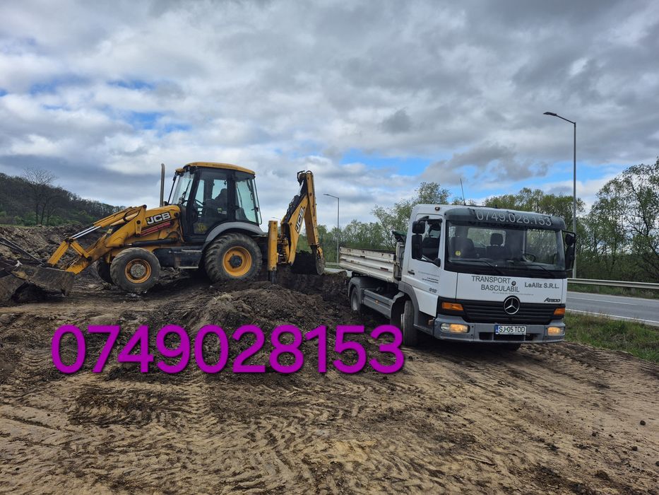 Nisip, sort,piatra,pamant,lemne de foc, material concasat