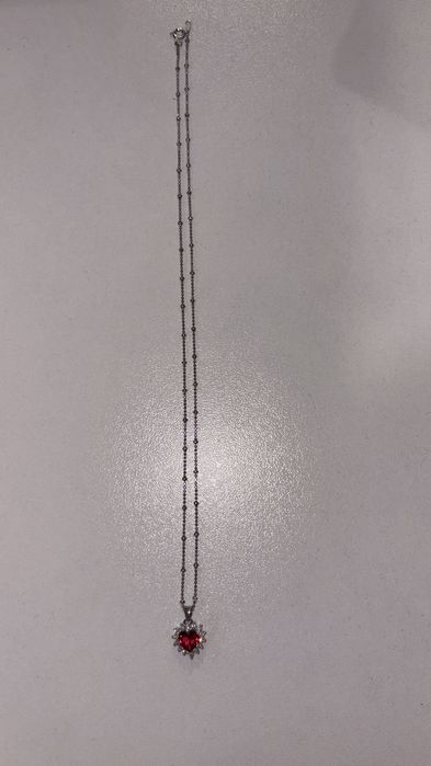 Сребърно нежно колие