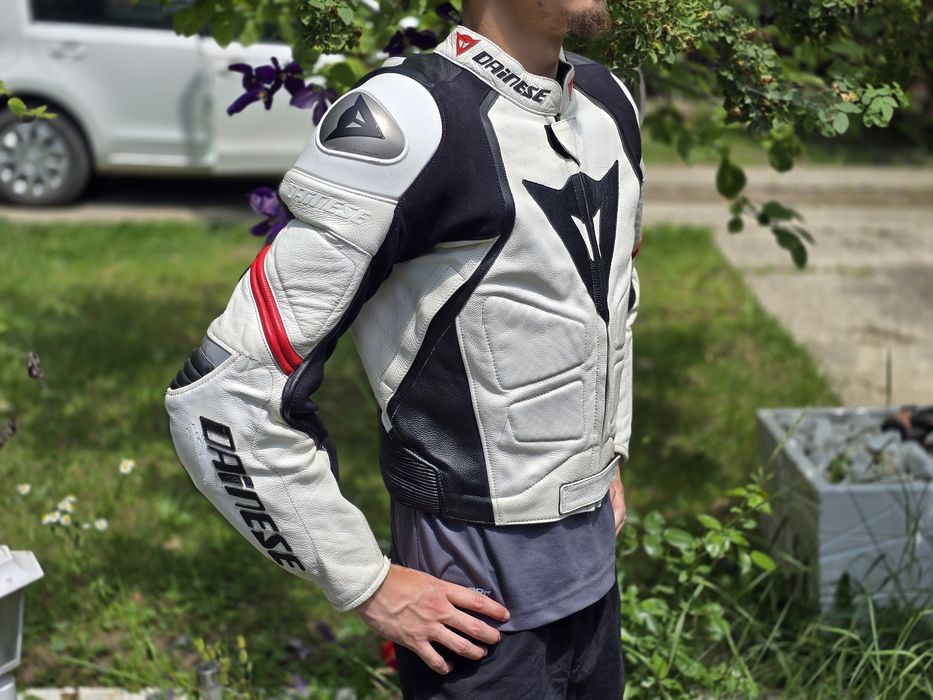Geaca moto piele  DAINESE LAGUNA SECA M dama S barbat
