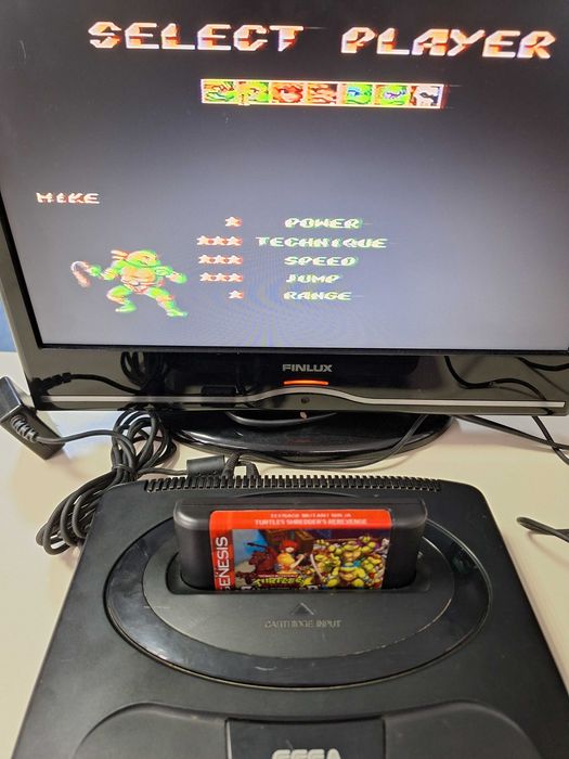 Turtles Shredder`s Re-Revenge caseta discheta Sega Mega Drive Genesis