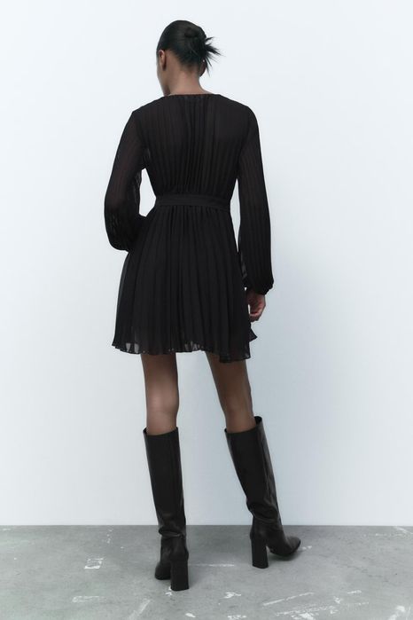 Официална черна рокля ZARA